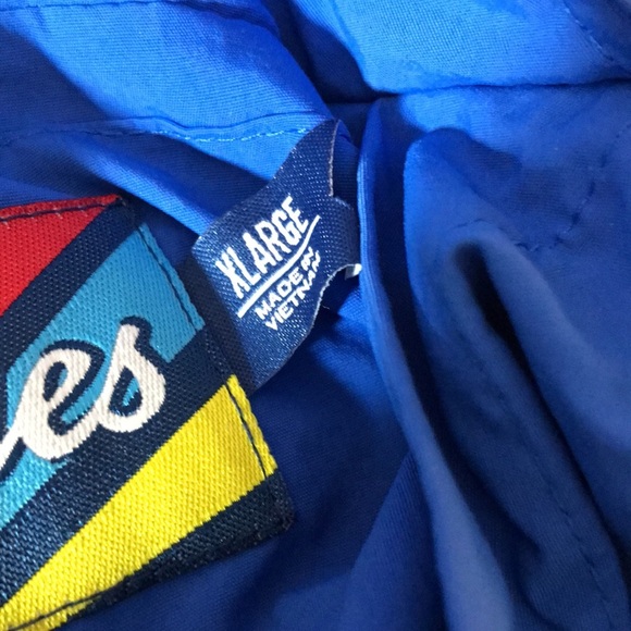 Chubbies Reversible 1/4 Zip Snap Fleece Nylon Pullover - Picture 13 of 13